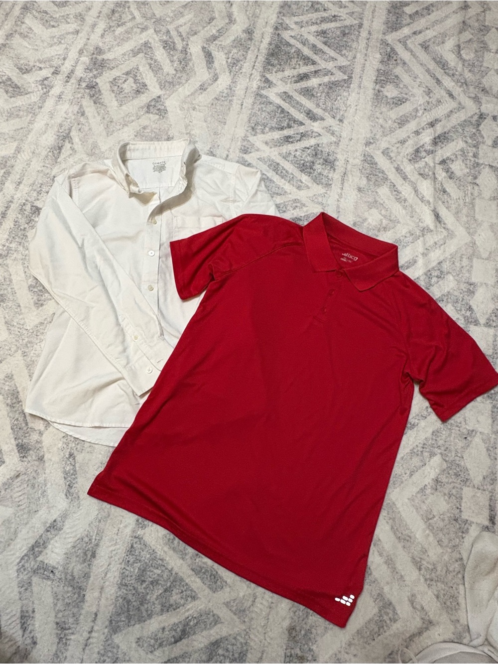Boys XL School Uniform Bundle George Button Down & BCG Performance Polo